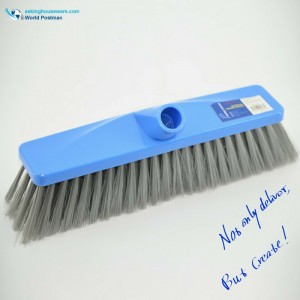 Akbrand Plastikowa główka miotły z szerszą płytką szczotki o skośnym wątku